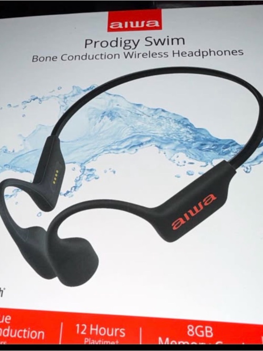 Prodigy Swim Bone Conduction Wireless Headphones — Black